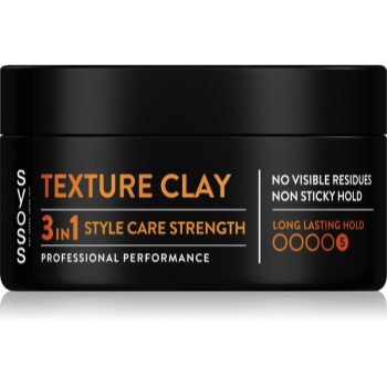 Syoss Texture Clay argilă styling cu fixare foarte puternică - imagine 2